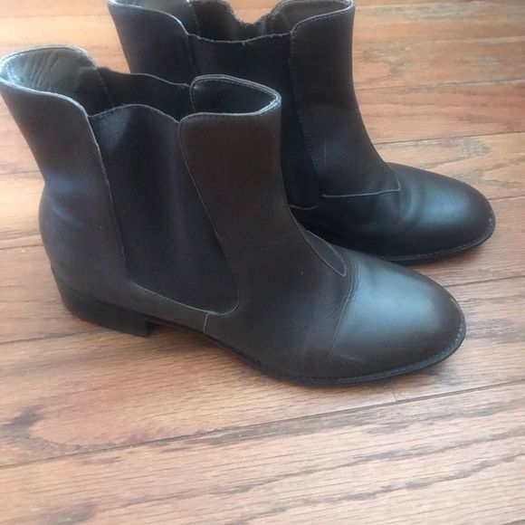 Talbot Chealsea ankle boots: leather upper wooden sole made in Brazil 7AA - Picture 2 of 6